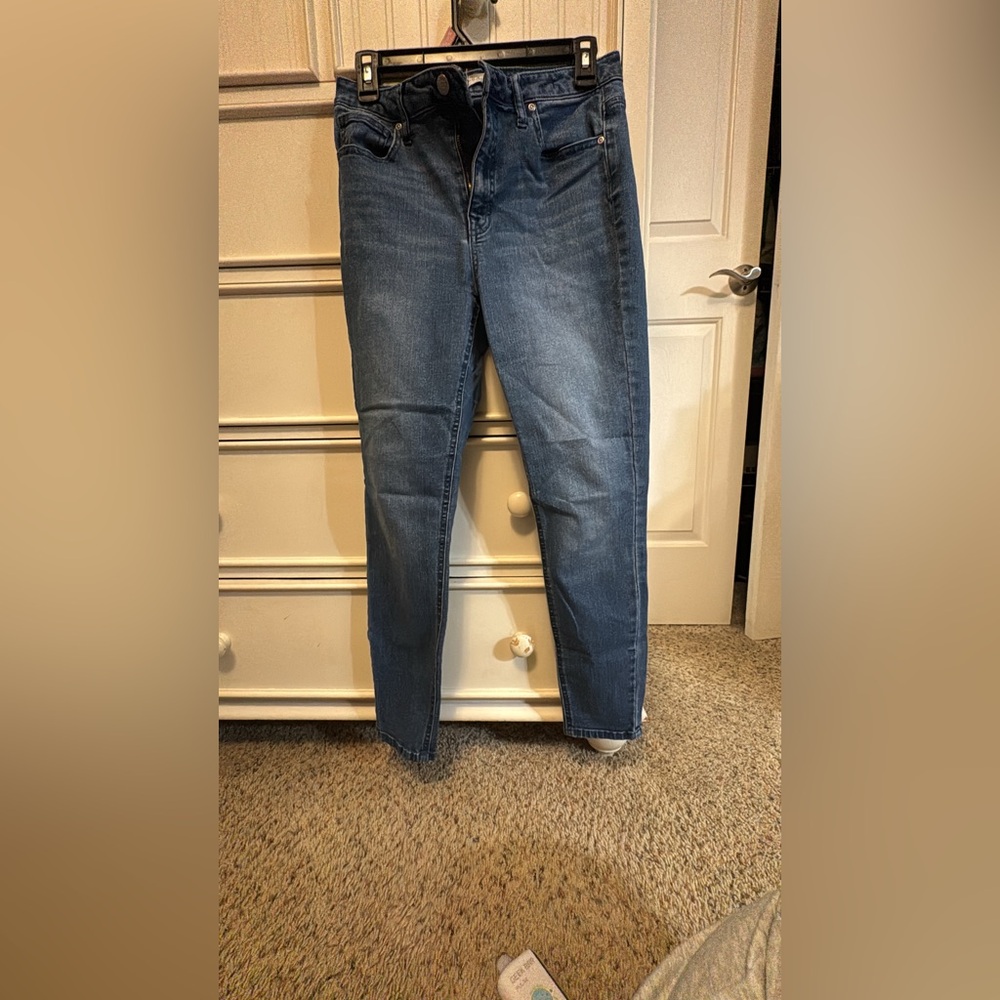 Francesca's Collections Blue Skinny Jeans